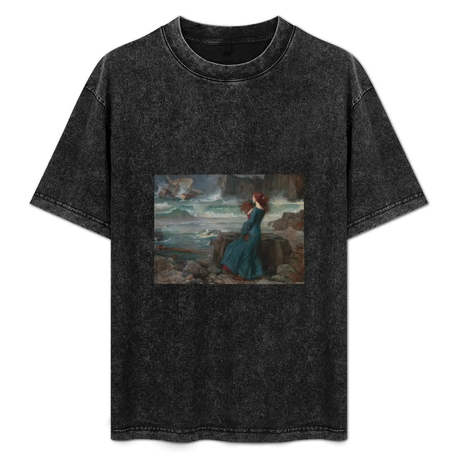 

Miranda - The Tempest (Waterhouse) T-Shirt Sweat Resistant Workout Tee Shirt