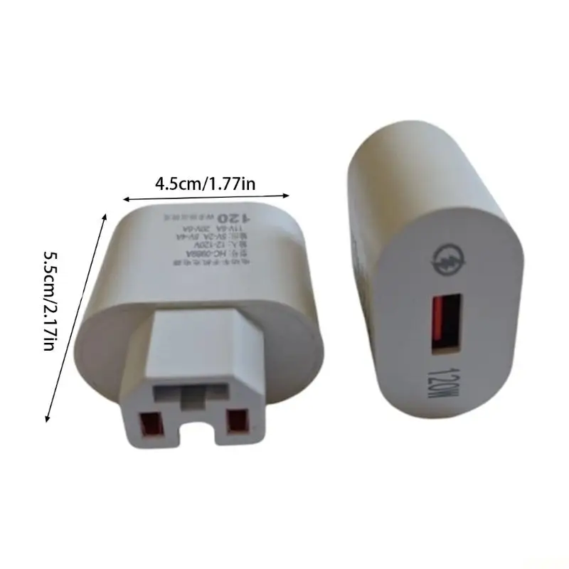 B03F Universal 36V 120V Electric Bike Charging Adapter for Smartphones Fast Charging