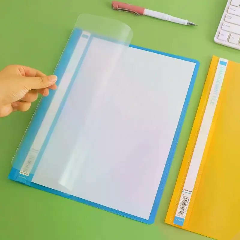 

5pcs A4 Project Folder, Presentation Project Folder A4 Report, Document File Transparent Cover