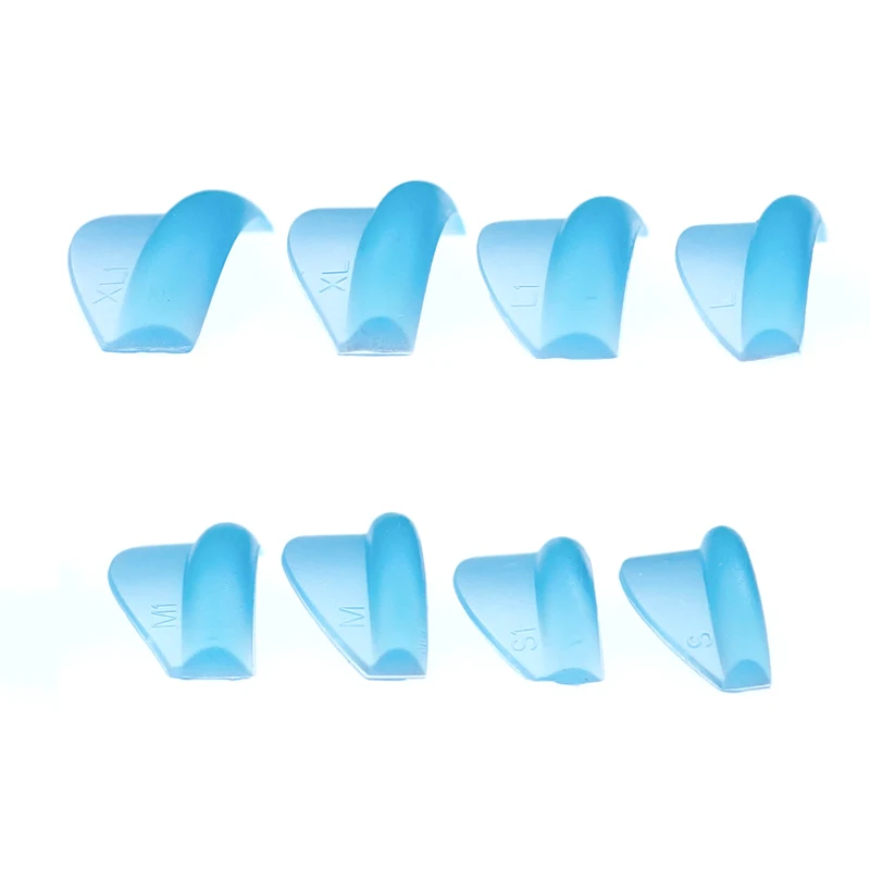 8 Paar Silikon-Wimperndauerwellen-Pads zum Heben von Wimpern, Stangenschutz, 3D-Lash-Curler, Abstandshalter, Zubehör, Applikator, Make-up-Werkzeug