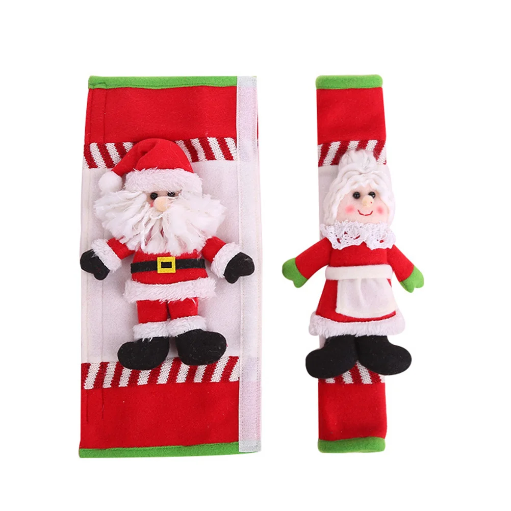 

2Pcs Christmas Fridge Handle Cover Cute Kitchen Appliance Protector No More Cleaning Scrubbing Stains Hassle Free