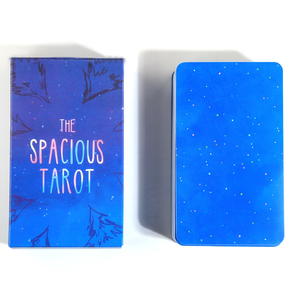 the spacious tarot With Guidebook For Beginners, Portable Size Fortune Telling Game, Divination Cards Christmas, Halloween, Than