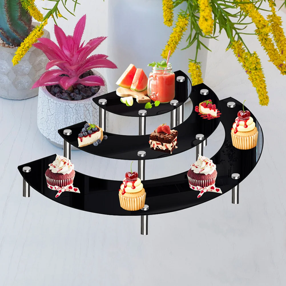 

1 set 1 Set Of Acrylic Stand Large Capacity Dessert Display For Wedding Birthday Party Cake Accessories Decorative Cake Holder