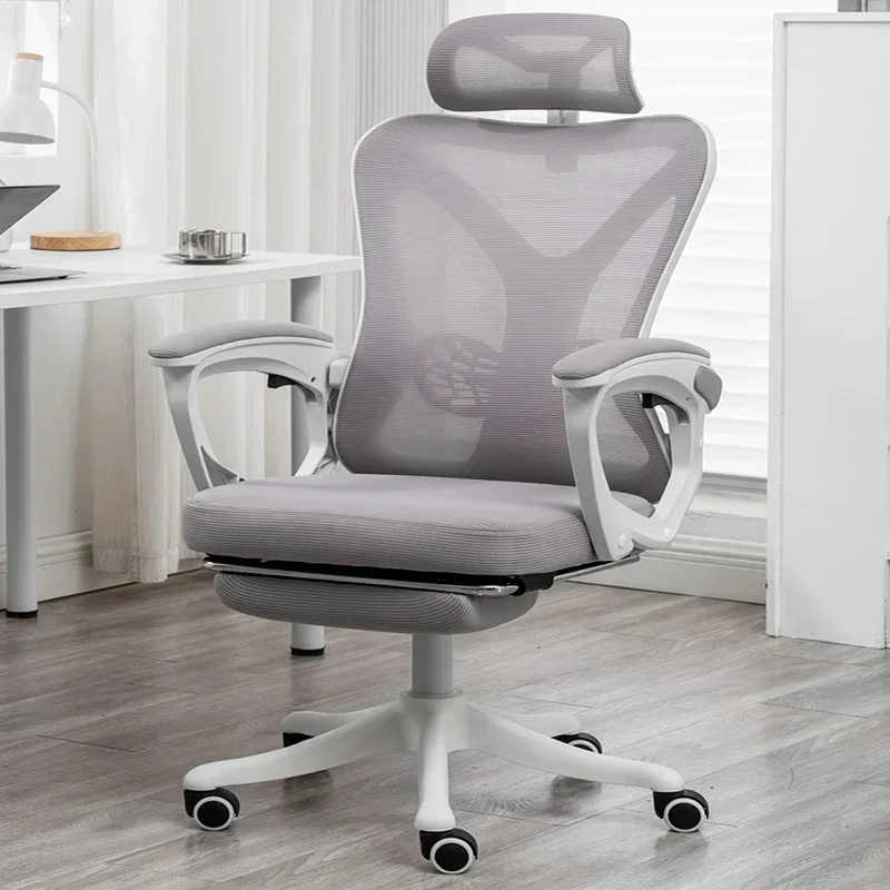 Nordic Gaming Office Chair Kawaii Swivel Waiting Ergonomic Office Chair Editor Vanity Silla Oficina Ergonomica House Furniture