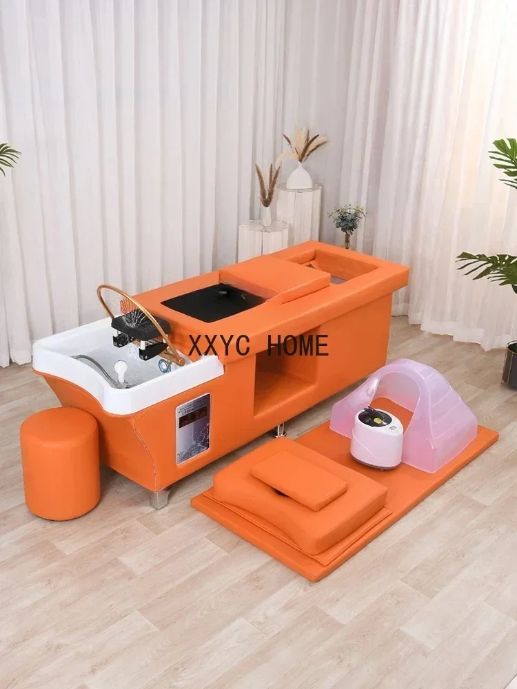 Head Therapy Bed, Free Water, Shampoo, Massage, Fumigation, Water Storage Bed, Barber Beauty , with Water Heater
