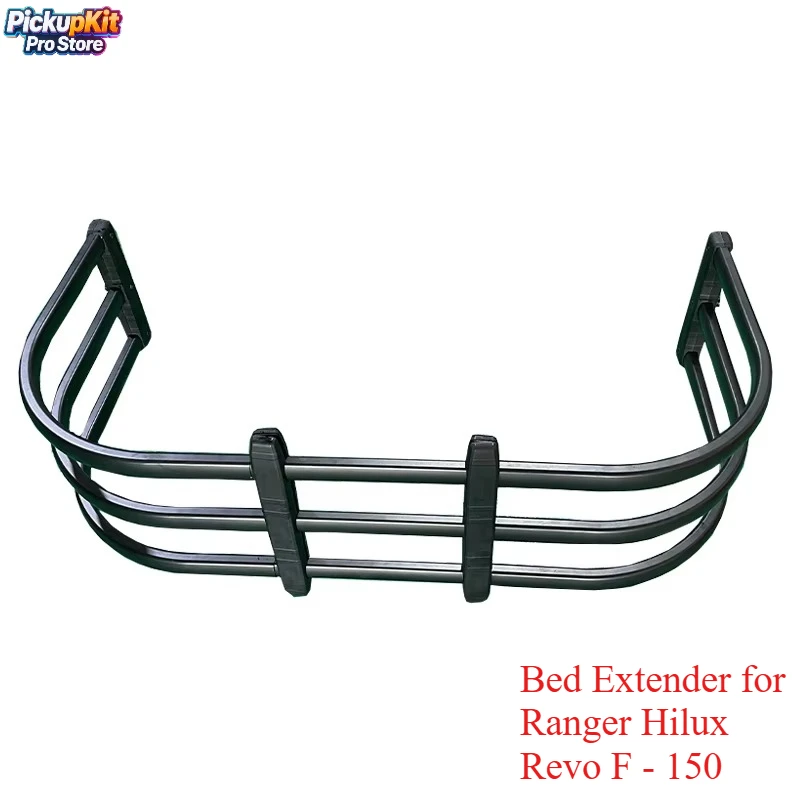 

Heavy - Duty Aluminum Truck Bed Extender for Ranger Hilux Revo F - 150 – Flip - Up Cargo Fence 4WD Pickup Accessory