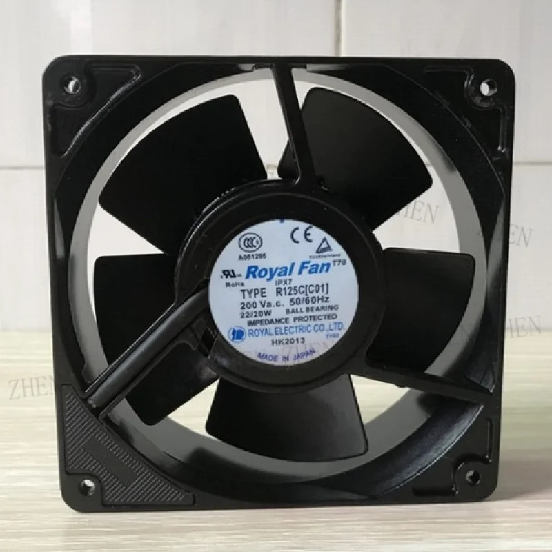 

Y 1PCS New for ROYAL FAN R125C [C01] 200V 22/20W High-temperature Fan # QW.