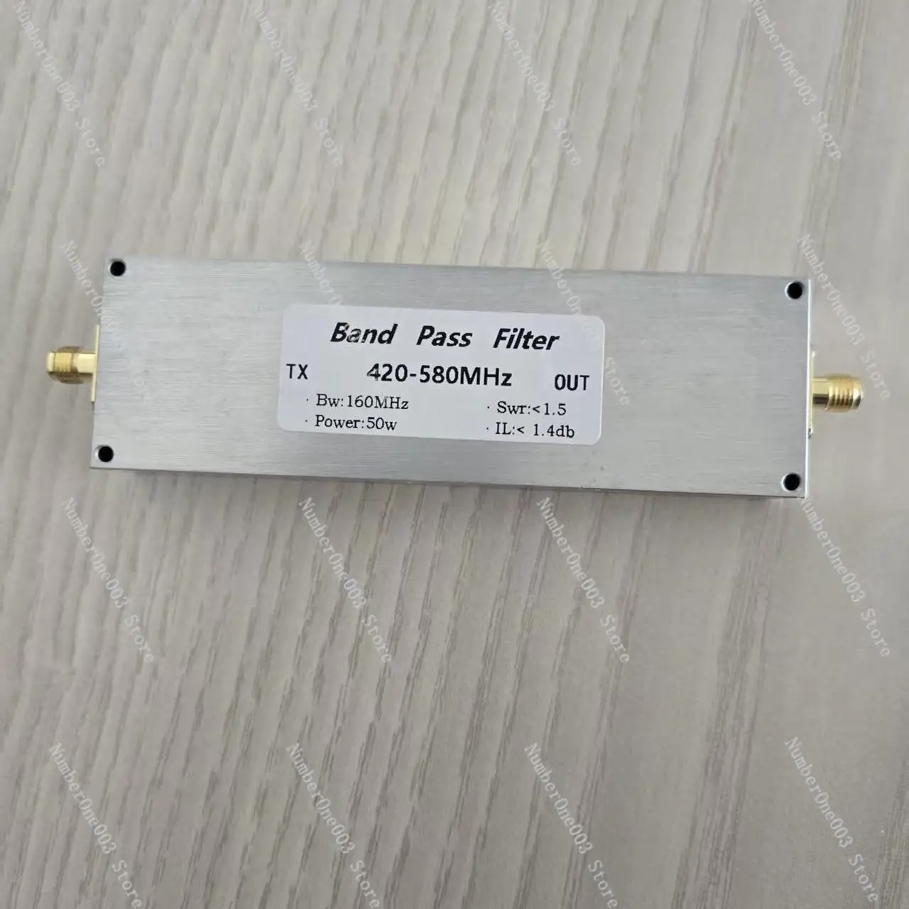 420-580MHz Bandpass Filter 50w SMA Mother Seat Anti-interference Filtering And Removing Harmonics