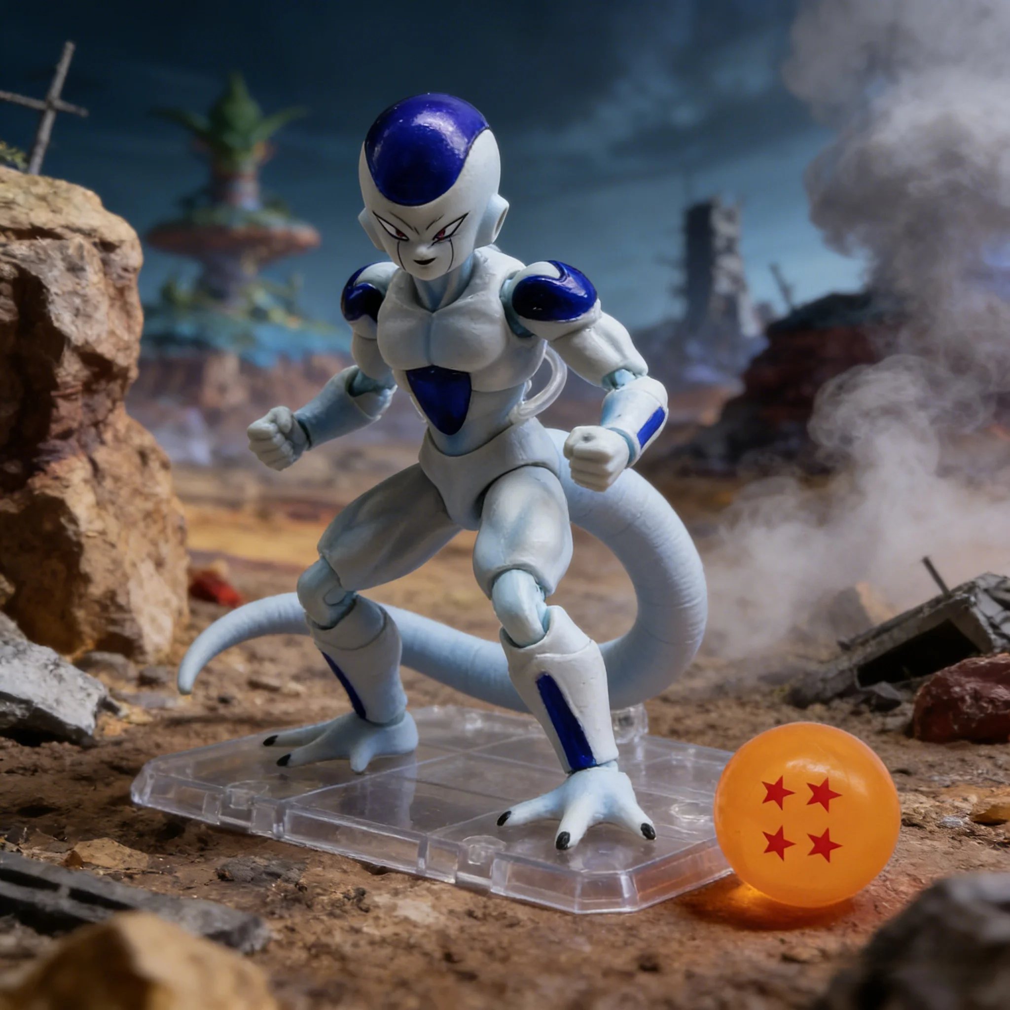 

Bandai SHF Frieza Figure, Final Form of Articulated Action Figure Dragon Ball,Anime Collectible Gift