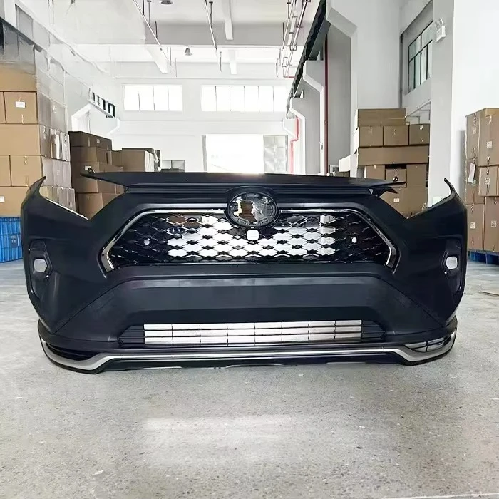 forCZJF OEM Car Front Bumper Kit for Toyota RAV4 2021 2022 2023 Body Kits Grille Auto Body Parts Automotive Bumper Assembly