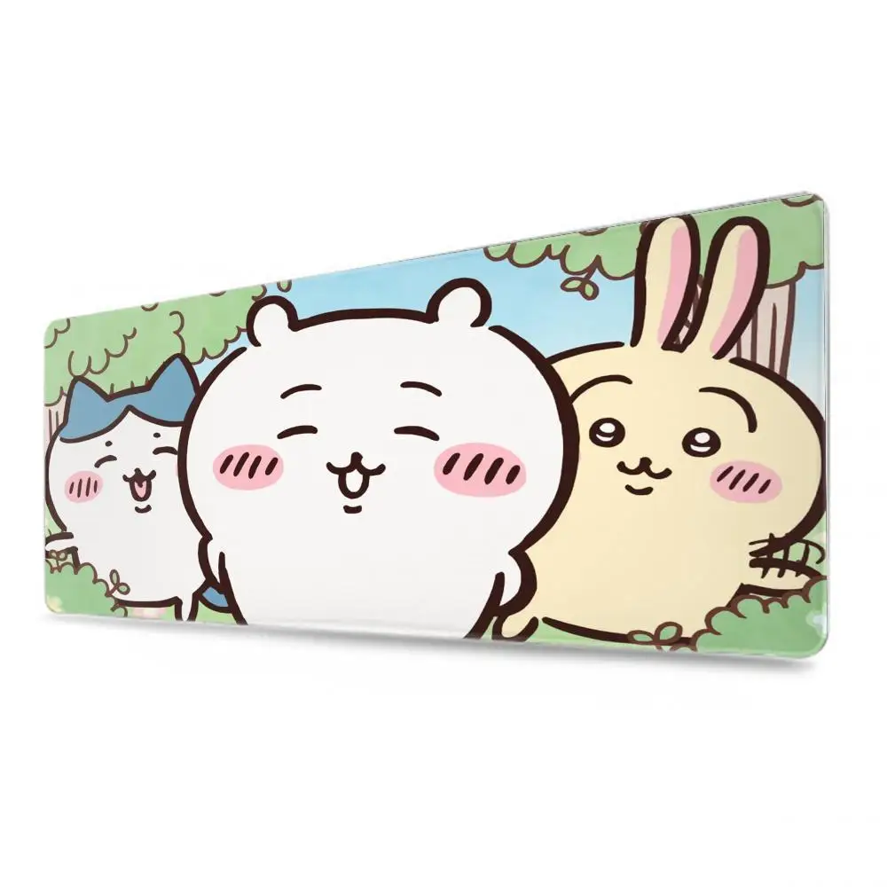 Imagem -02 - Bonito Anime Kawaii C-chiikaa Mousepad Mouse Pad Gamer Tamanho para Escritório Tapete de Mesa Longa Decoração de Jogos xl Xxl