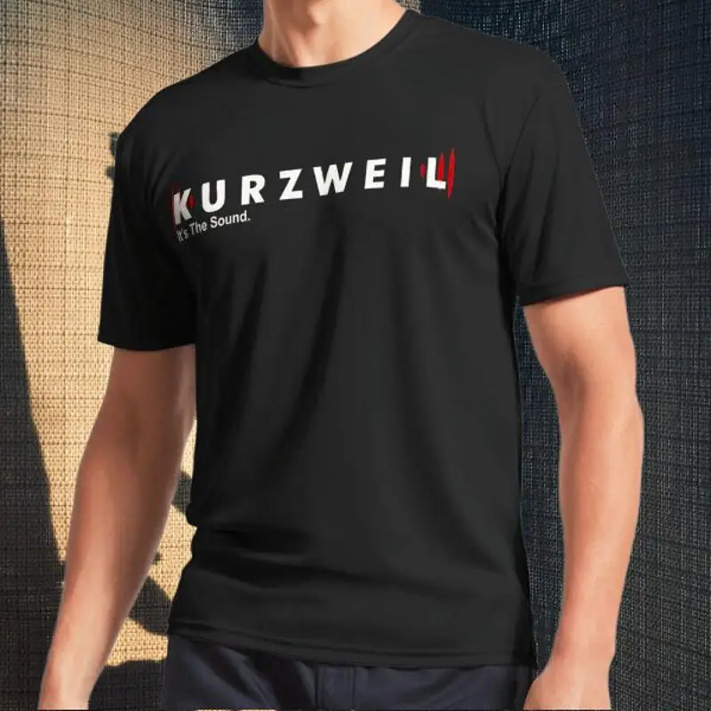 Impresionante camiseta para hombre con Logo esencial Bold Kurzweil, talla divertida S a 5XL