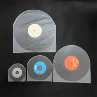 50Pcs Vinyl Record Protecter Anti-Static LP Record Plastic Bags Inner Outer Plastic Sleeves Clear Cover Container 7/10/12 inch