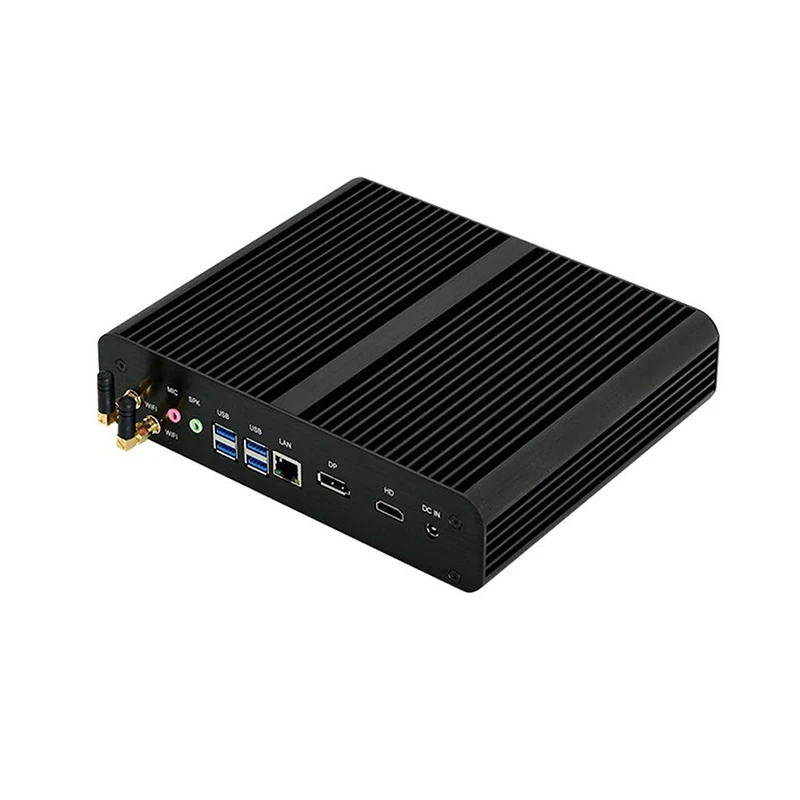 Imagem -04 - Mini pc Fanless Intel Core I71165g7 Windows 11 Ddr4 M.2 Nvme Msata 25 em Sata Htpc Nas Hdmi dp 11ª Geração