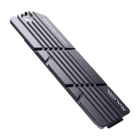 FinalCool Ice Armor PS5Slim Heatsink for PS5Pro Internal PCIe M.2 NVMe 4.0 Gaming SSD, Magnesium Aluminum Alloy Designed