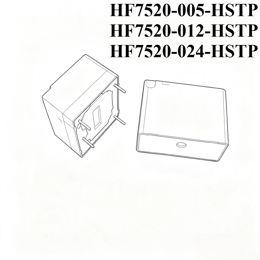 5PCS/Lot HF7520-005-HSTP HF7520-012-HSTP HF7520-024-HSTP 16A 5V 12V 24V 4-pin relay