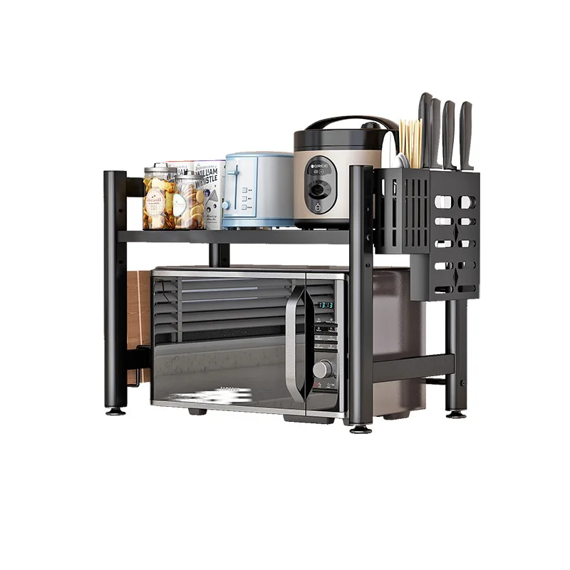 Function Multi-kitchen Rack Microwave Oven Rack Adjustment Countertop Single-layer Double-layer Oven Rice Cooker Storage Rack