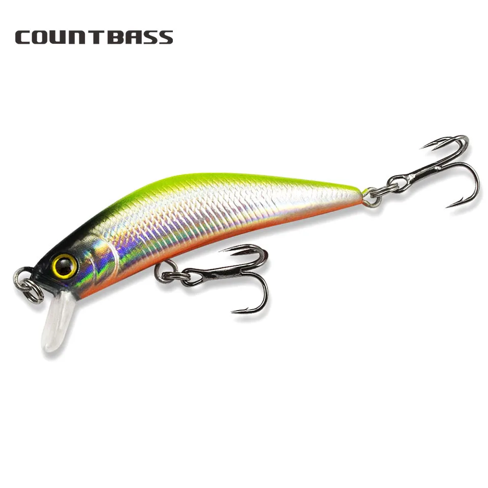 Countbass Sinking Minnow Señuelo duro para trucha de alta acción - imagen 5