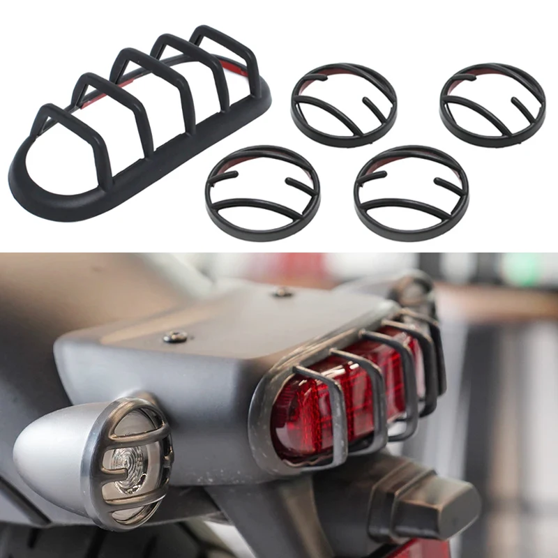 

For Honda Rebel CMX 300 CMX 500 CMX 1100 Motorcycle Front Rear Turn Signal Light Grill Guard Cover Tail Indicator Lamp Protecto