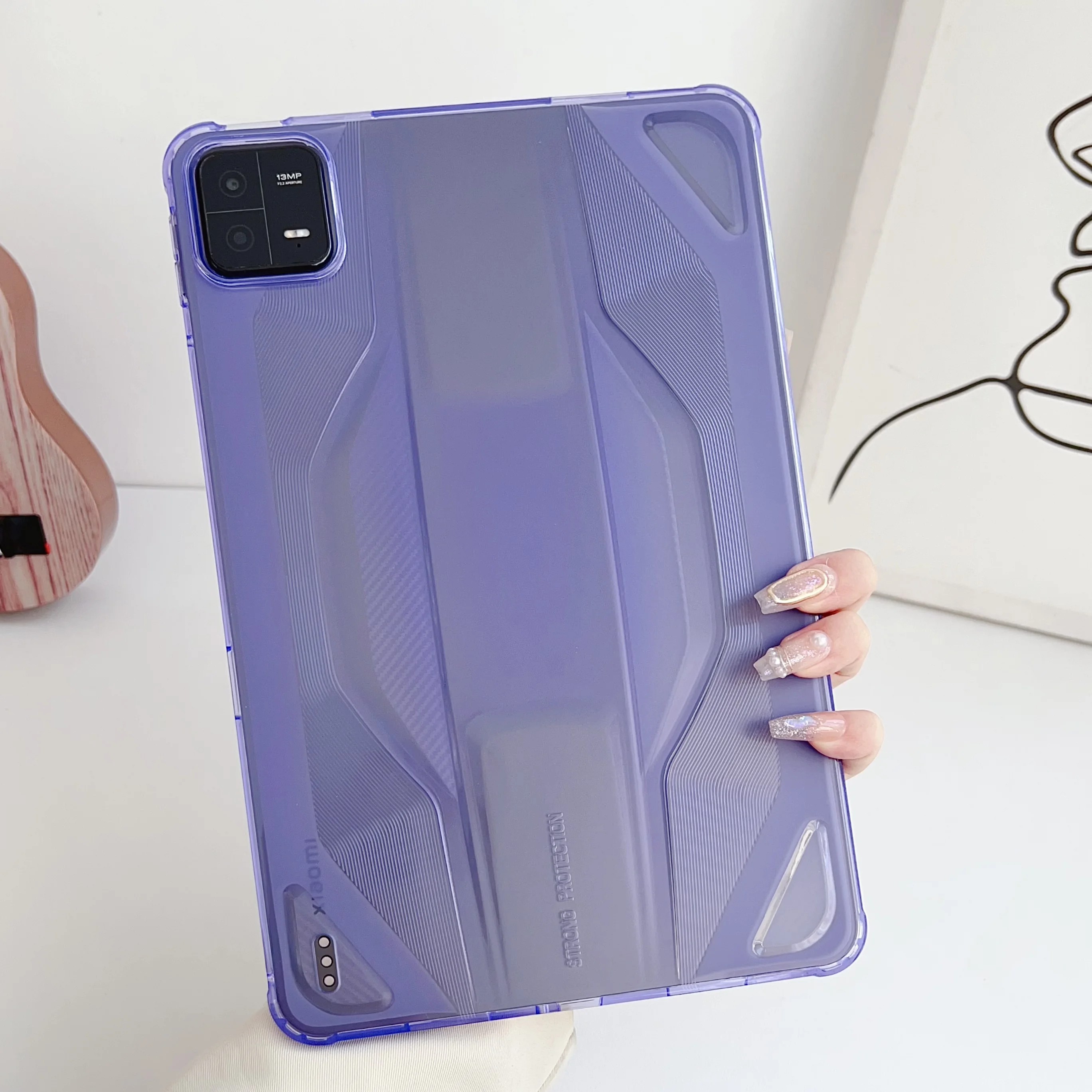 For REDMI PAD SE Tablet Case PC+TPU Shockproof Back Cover for XIAOMI PAD 6S PRO Pad 5 6 11" Protective Shell Funda