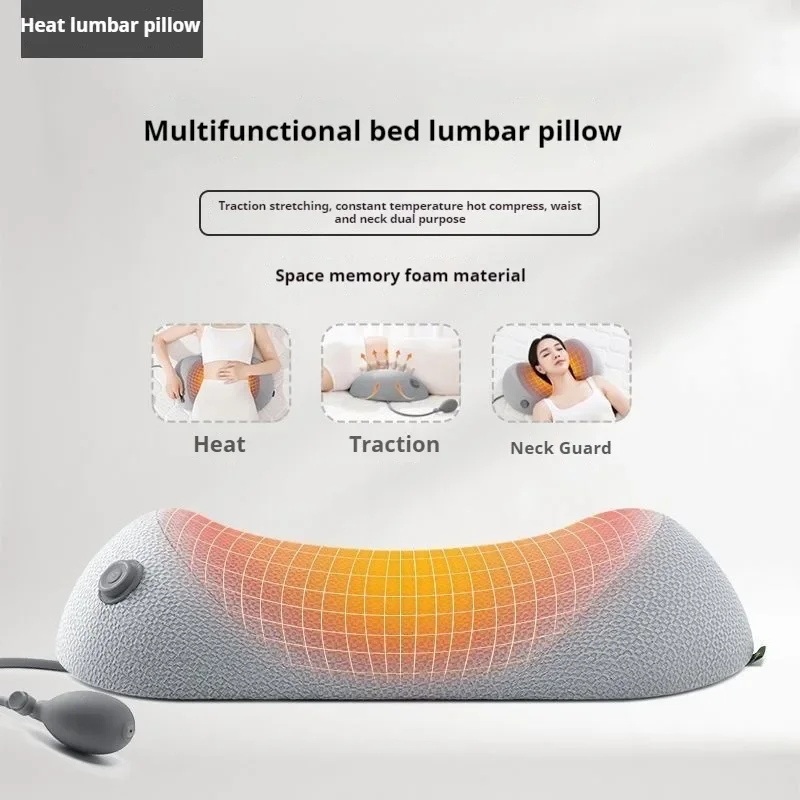 

Lumbar Pillow Waist Protcetion New Multifunctional Heating Relax Cushion Ergonomically Designed Waist Support Pad Bbl
