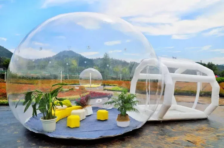 Transparent Inflatable Bubble Tent Spherical Clear House Garden Cabin Party Lodge Starry Sky  Dome Outdoor Camping