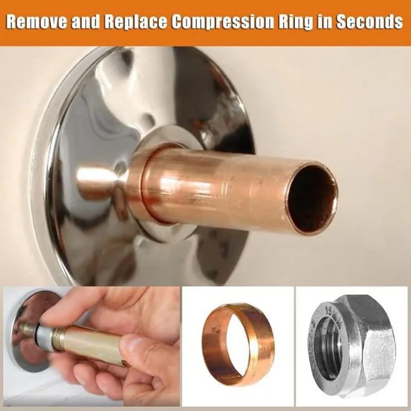 Professional 1/2 Inch Compression Sleeve Remover Special Compression Fitting Puller Tool