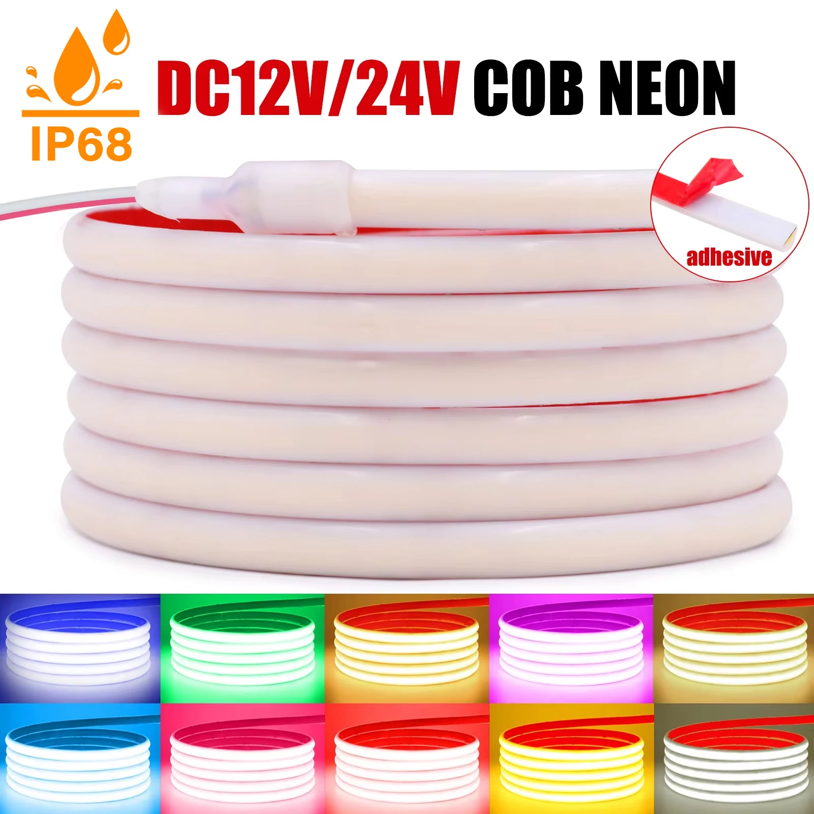 yZ[zIP68hCOB LEDXgbvCgDC 12V 24V 320LEDs/m ԐΔ jAtLVulICg  ̑p