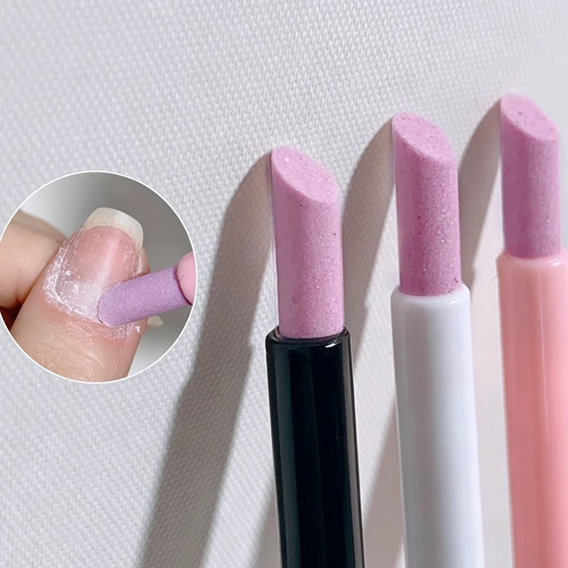 3/30pcs Quartz Stone Scrub Nail File Rods Cuticle Remover Dead Skin Remover Lightweight Portable Handy Use Manicure Tools Gift