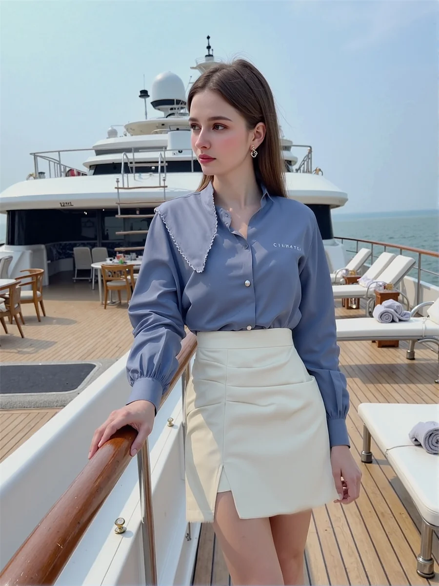 

Плиссированные белые, черные юбки с разрезом по подолу, женские юбки с вышивкой и аппликацией, художественная многослойная лоскутная одежда, современный шик, элегантная милая женская одежда