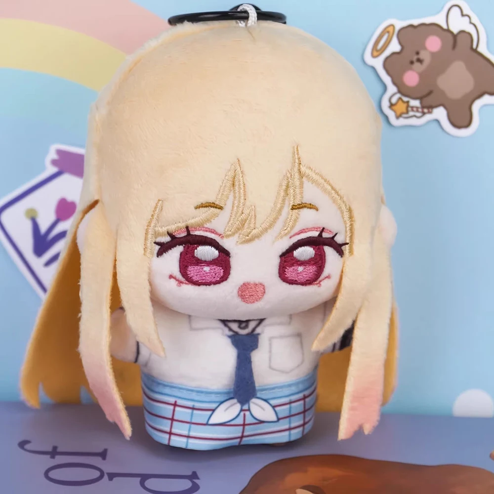 Muñeco de Peluche Anime My Dress Up Darling, Colgante de 10 cm, Kitagawa Marin, Juguete de Peluche, Regalo para Fans, Decoración, Cosplay de Kitagawa Marin