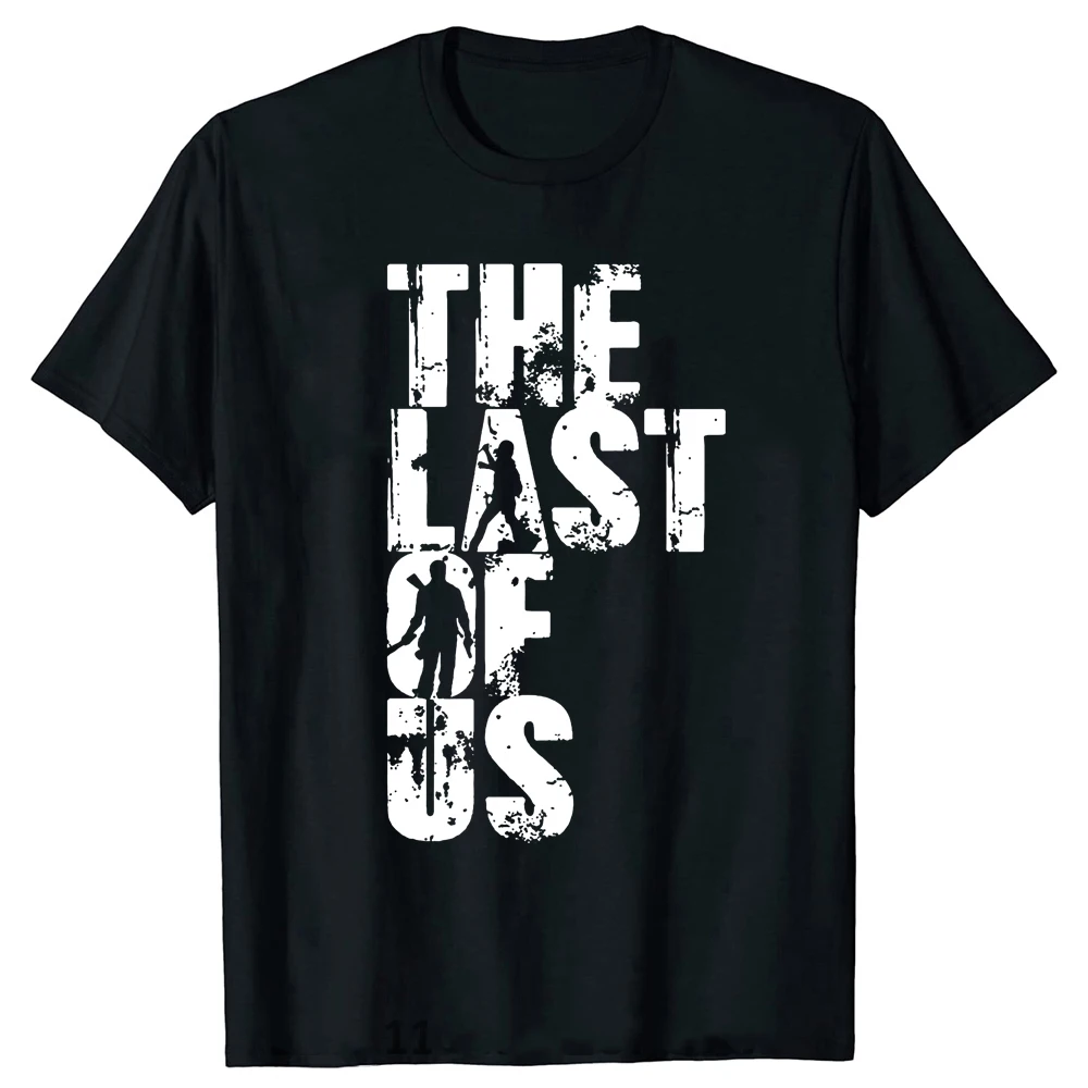 New The Last Of Us Print T-Shirts Men Women Short Sleeve Cotton T Shirt Oversized Streetwear Harajuku Unisex Tees Tops Clothing