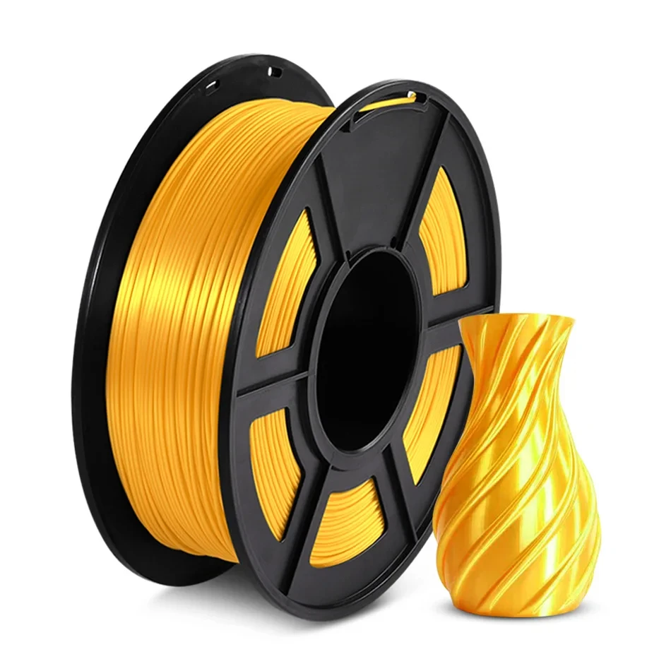 JAYO SILK 3D-Filament, zweifarbig/dreifarbig, 1,75 mm, 1 kg, ordentlich gewickelt, robust, keine Blasen, 3D-Drucker-Filament für FDM Muticolor