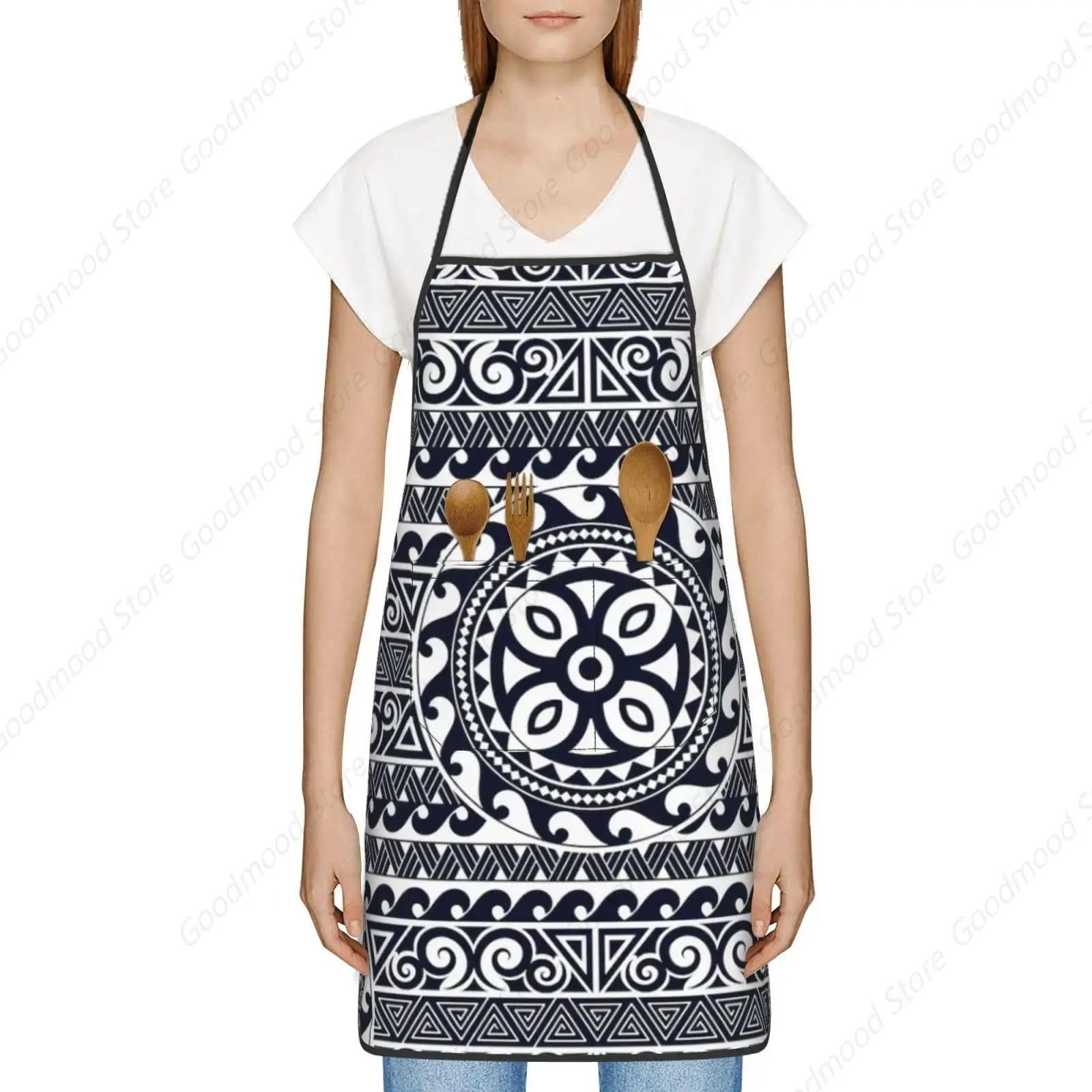 Cool ethnic tribal elements funny african native indians african native apron,cooking aprons for man women,kitchen apron