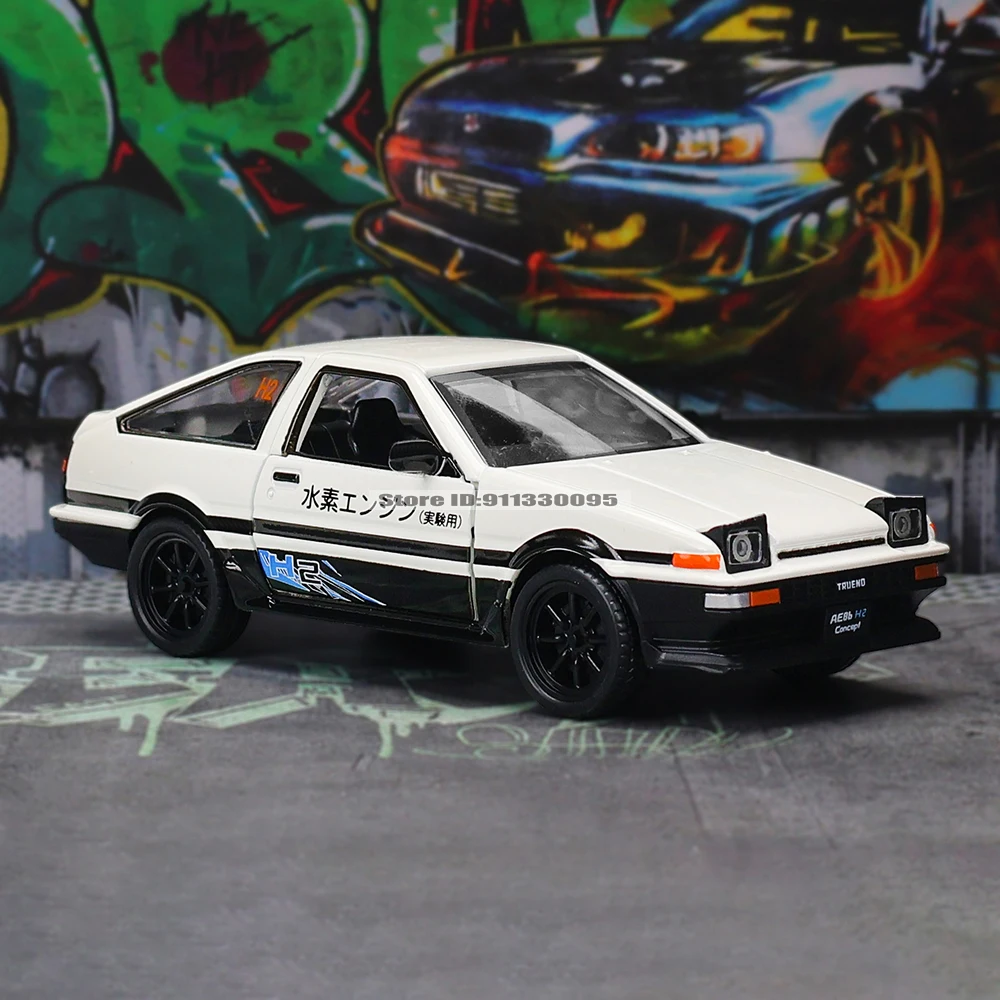 MSZ CCA 1:43 Toyota AE86 BMW McLaren Lamborghini Volkswagen Model Model Acrylic Box Metal Alloy Car Toy Gift Series