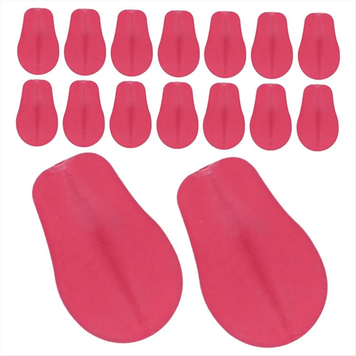A22I 20pcs Realistic Plush Dog Tongues for Puppy Crafting Accessories for DIY Stuffed Animal Projects Doll Making Supplies