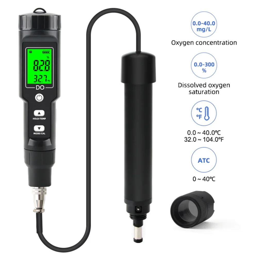 

Detector Dissolved Oxygen Detector Dissolved Oxygen Meters Dissolved Oxygen Analyzer LCD Displays Meter Probe Tester