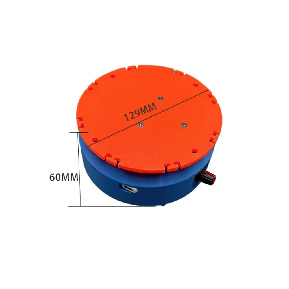Mini Lab Orbital Shaker with Extension Plate, USB-C, 20-100 RPM, 1 kg Load, for 5/10 ml Centrifuge Tubes