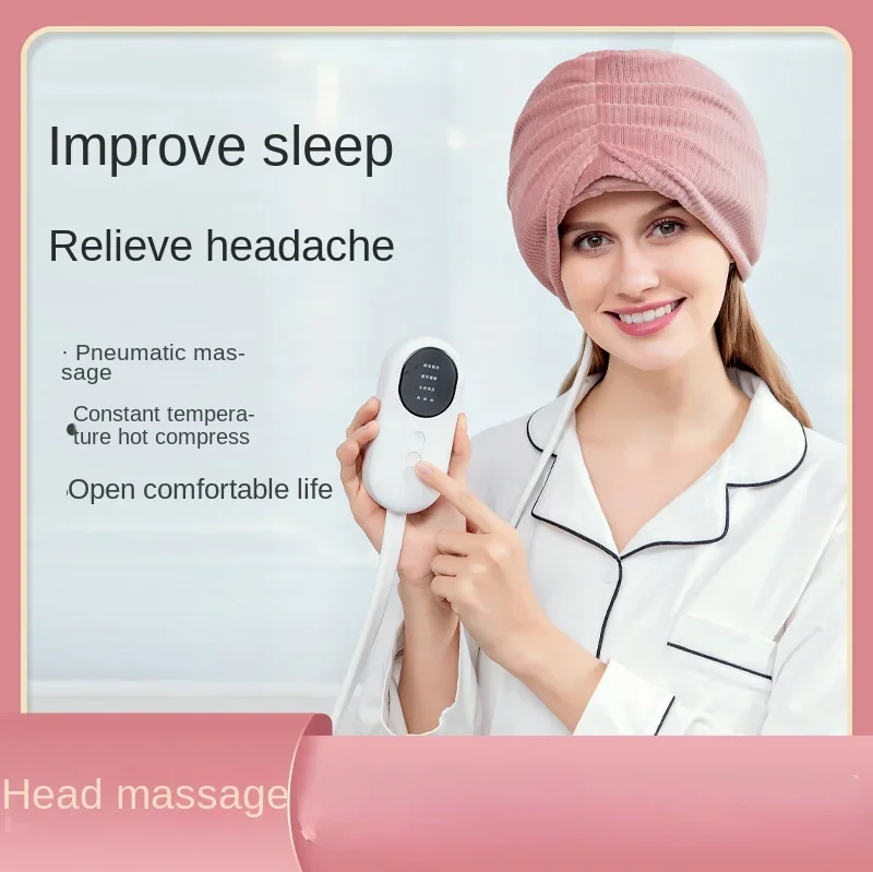 

Head Massager Smart Home Relaxation Head Therapy Air Wave Heat Compress Sleep Apparatus Multifunctional Head Massager