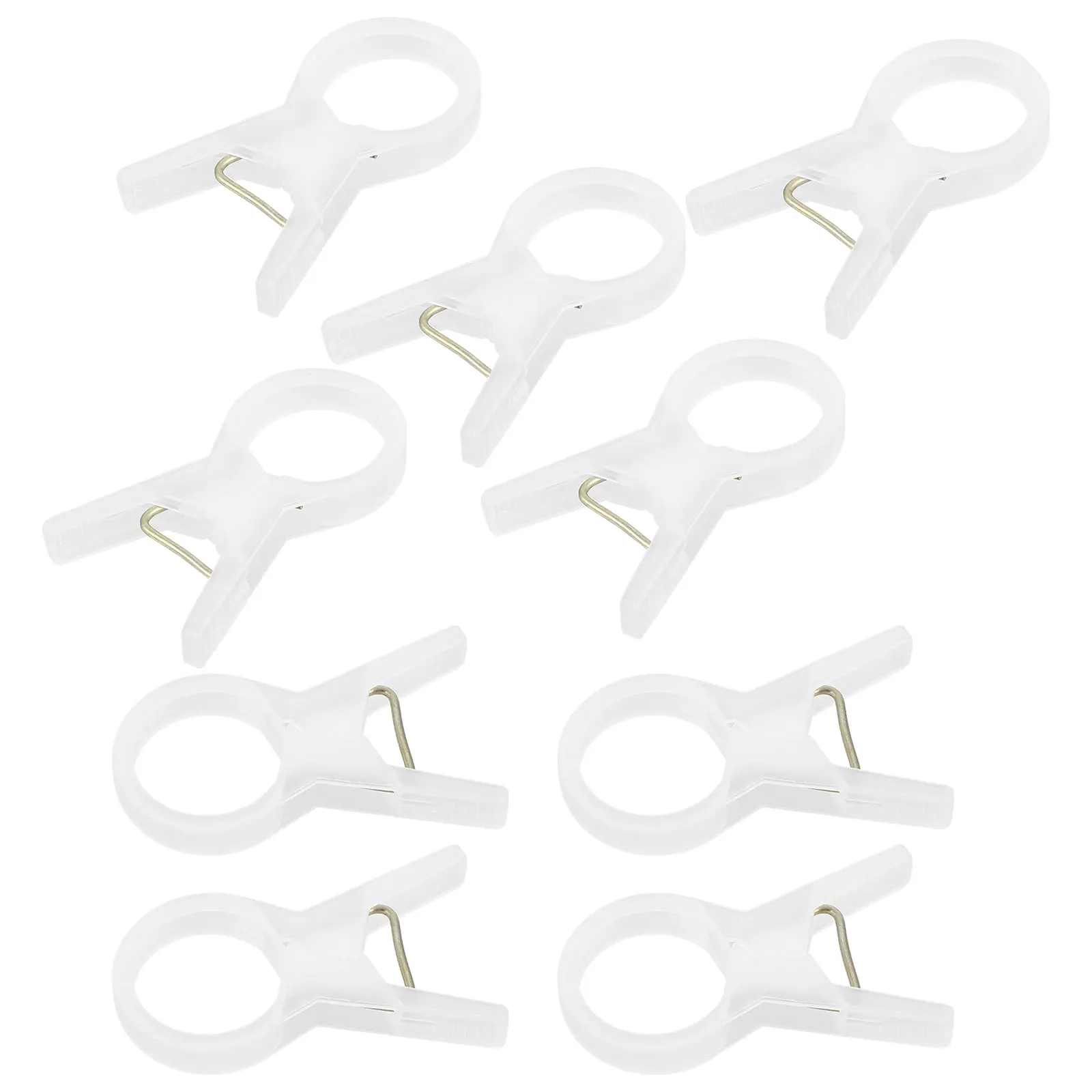 

100pcs Black Plant Clips for Climbing Plants Tomato Cucumber Vine Plants Clips Stem Supports Garden Plastic Clamps