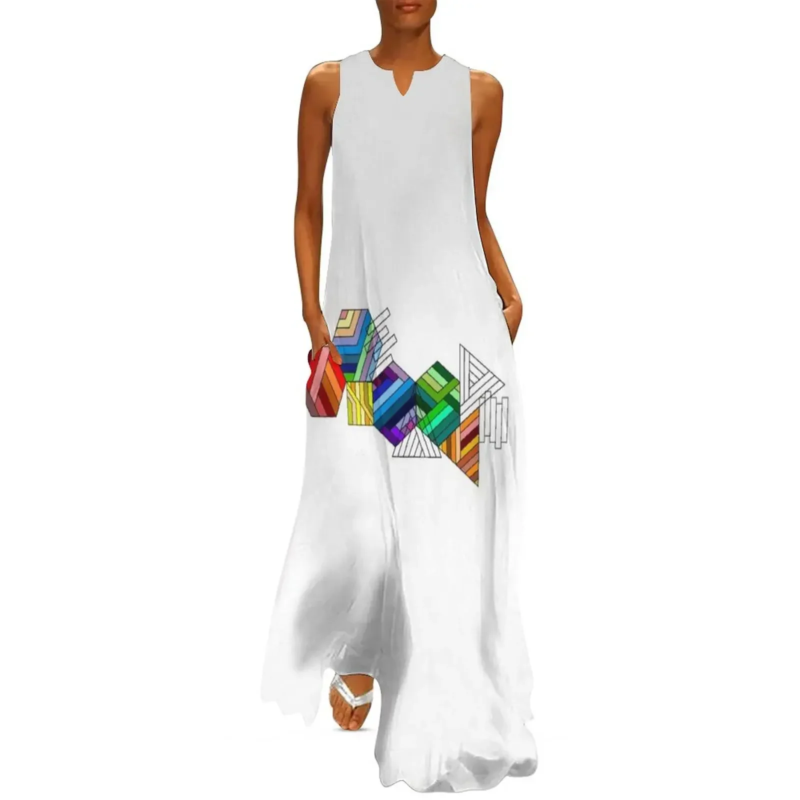 

Shapes Long Dress womans clothing luxury woman party dress clothes for woman dresses for woman Dress