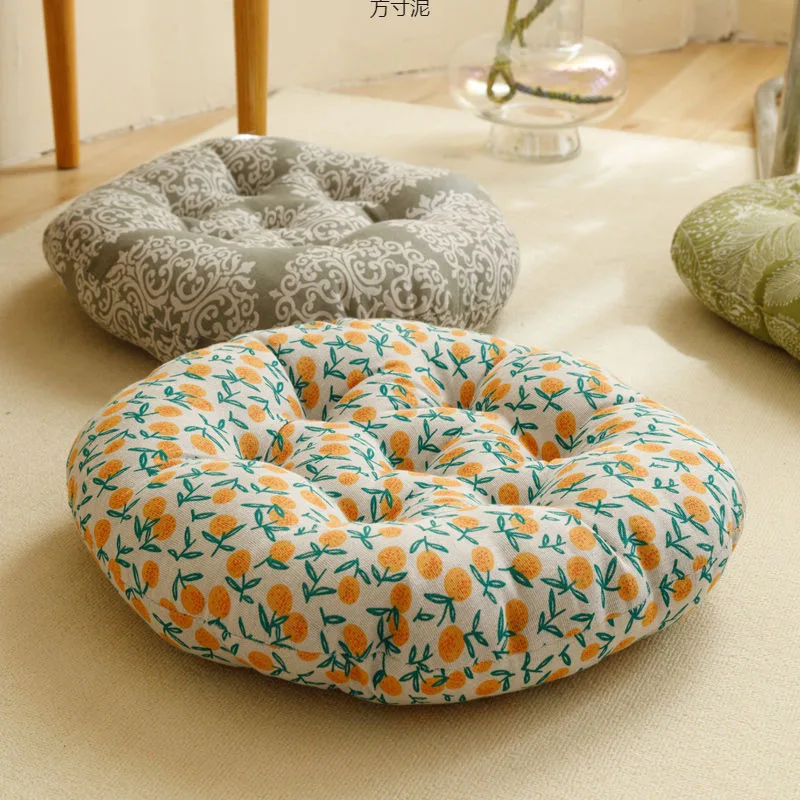 

Four Season Thick Pearl Cotton Filling Circular Cushion/Flooring Mat,Suitable for Yoga, Home Decor and More Uses/ Floor Cushion