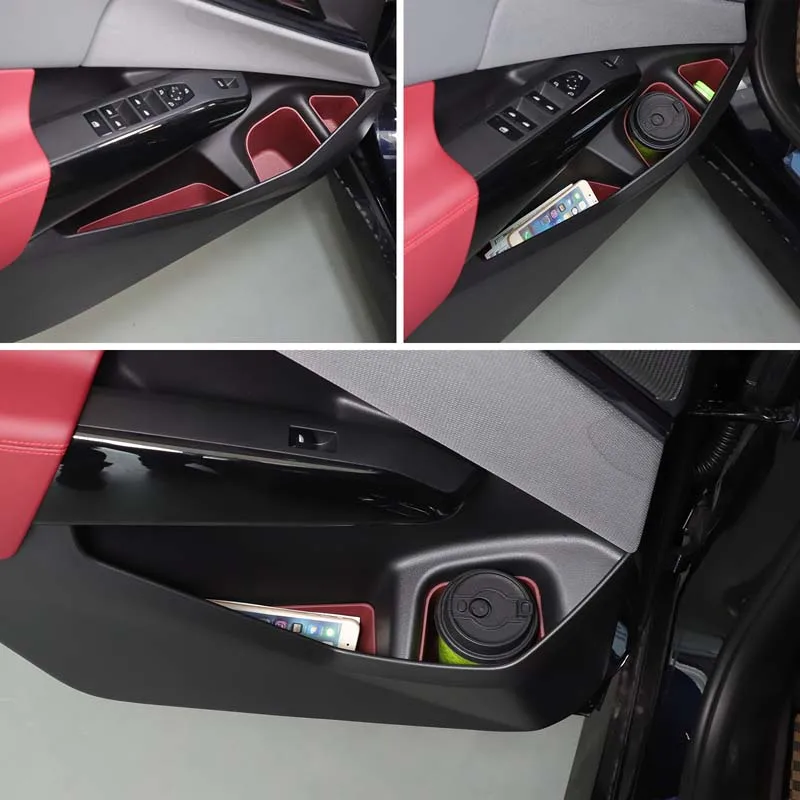 Gao Ruying For BMW X3 G45 2025-2026 Car Front Door Organizer Box Side Insert Storage Pockets Side Tray Interior Car Accessories