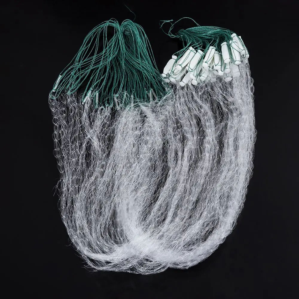 High Quality Fishing Accessories Nylon Durable Material Fish Gillnet Fish Trap Single Layer Monofilament Fishing Net