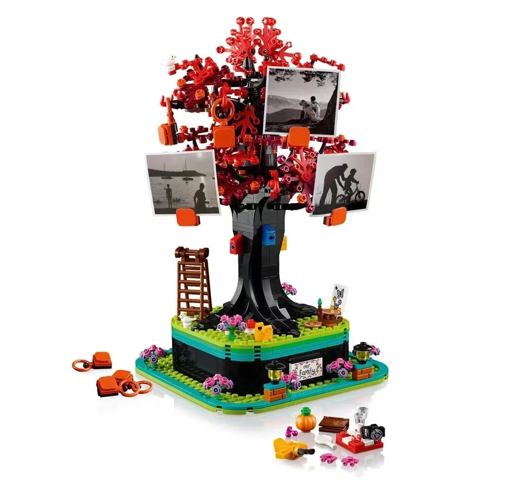 1040pcs NEW IN STOCK 2024 Family Tree Building 21346 Blocks Model View Bricks Assemble Toy For Children Gifts