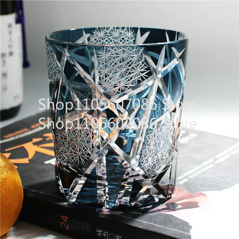 Japanese glass whiskey glass home decoration