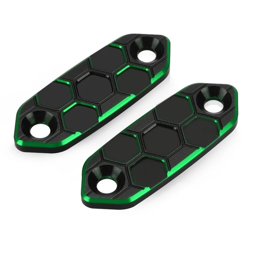 Motorcycle For Kawasaki Ninja 650 300 400 500 ZX-6R ZX-4RR ZX4R Rear View Mirror Hole Cap Block Off Base Plates Cover Decorative