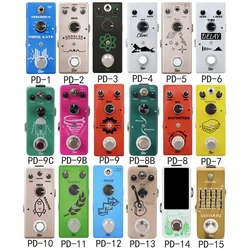ISET Electric Guitar Effects Pedal True Bypass Compressor/Fuzz/Overdrive/Distortion/Flanger/Booster Effect Pedal Guitar Part