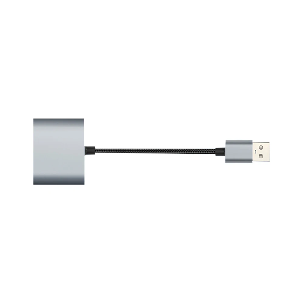 3 IN 1 External USB Sound Card Audio Jack 3.5mm Cable Adapter 3 Ports HIFI Sound for Microphone Speaker Headset PC Laptop
