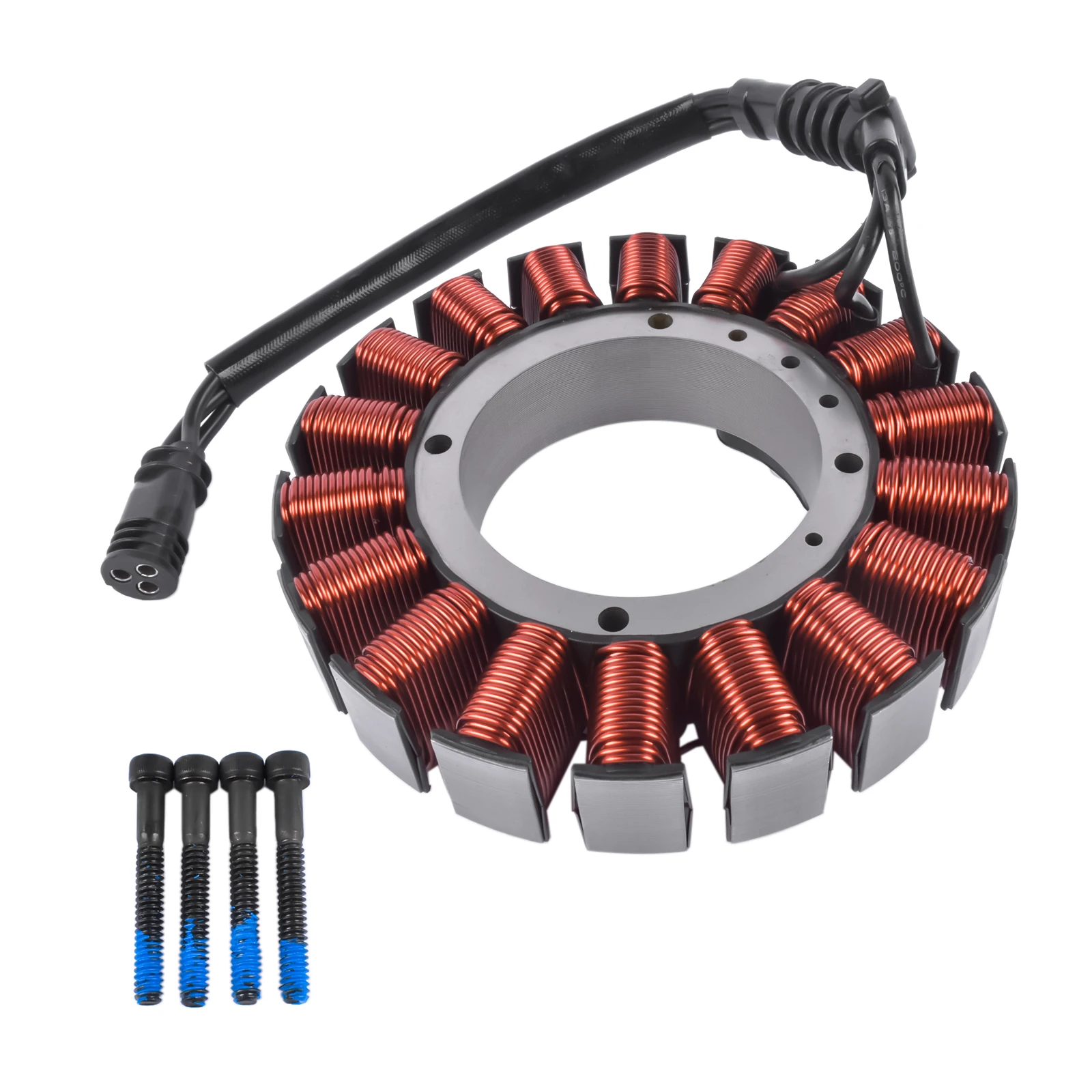 AP02 Cycle Electric Stator 3-Phase 50 Amp 	For Harley Electra Glide Ultra Classic FLHTCU 06-16 29987-06 50 Amp Stator Coil